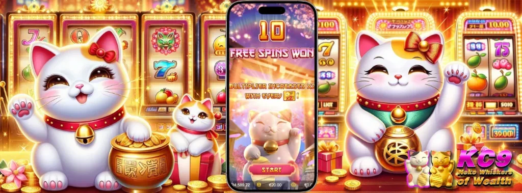 Lucky Neko ซื้อฟรีสปิน