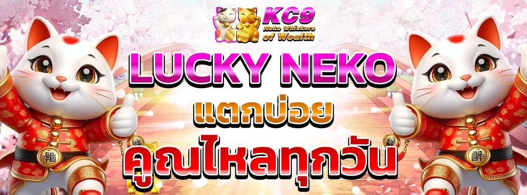 Lucky Neko แตกบ่อย